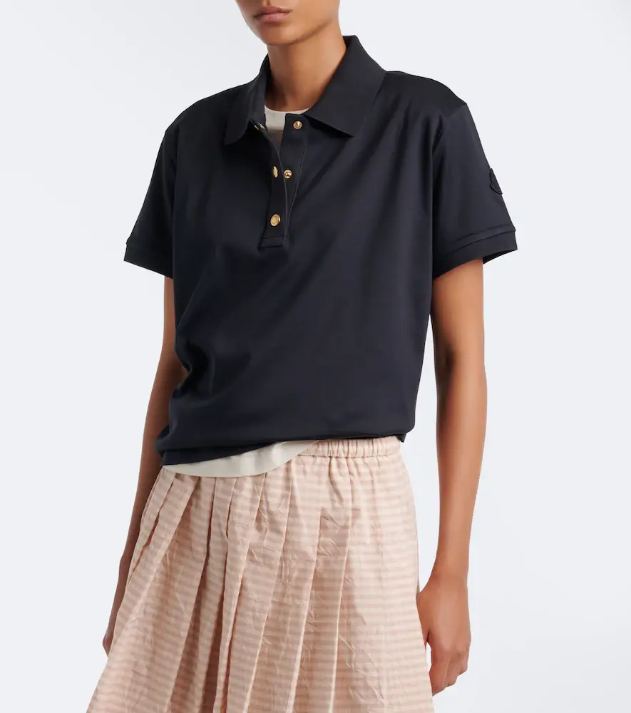 Moncler Cotton jersey polo shirt | Thumbnail 6