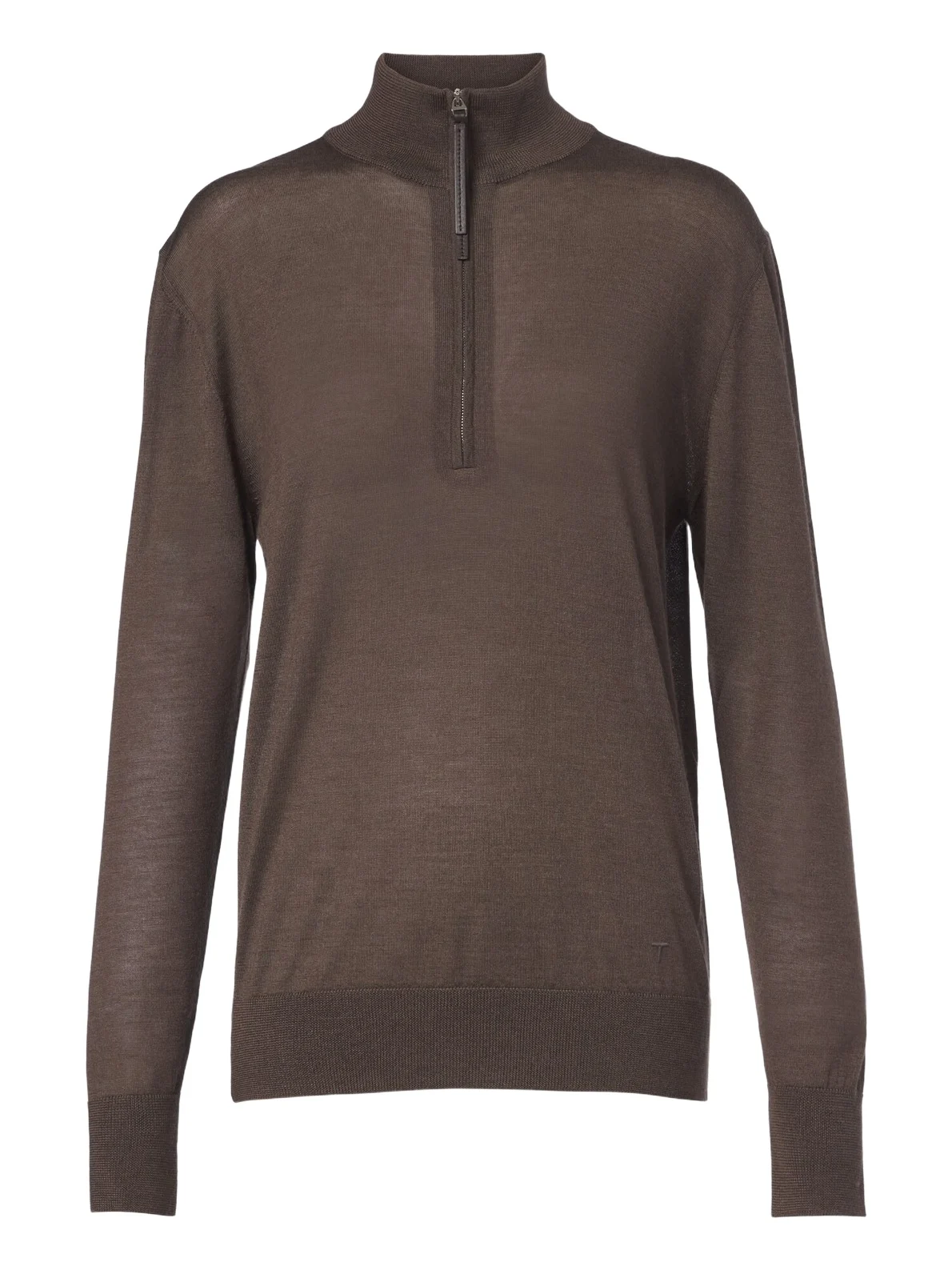 Tod's Cashmere and silk half-zip sweater
