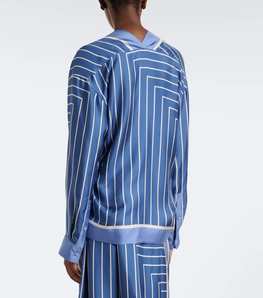 Tod's Striped silk shirt | Thumbnail 2