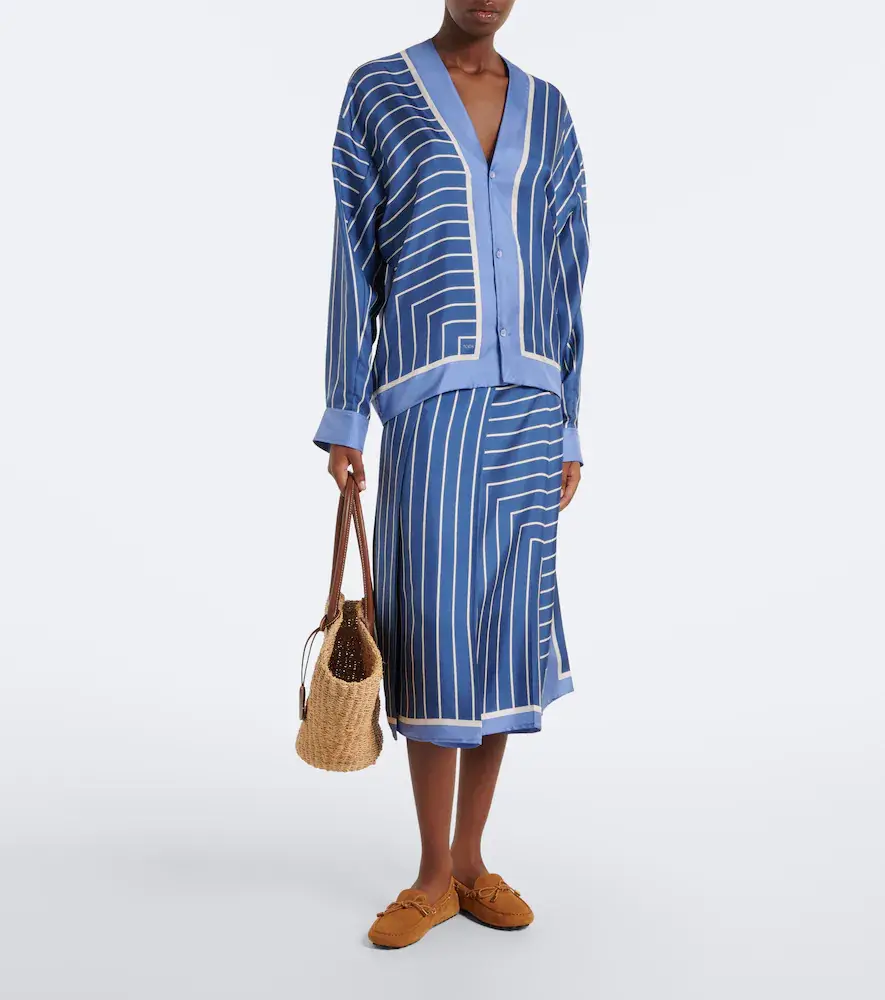 Tod's Striped silk shirt | Thumbnail 3