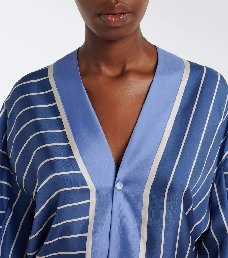 Tod's Striped silk shirt | Thumbnail 6
