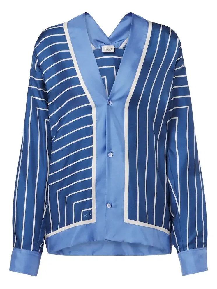 Striped silk shirt Striped silk shirt