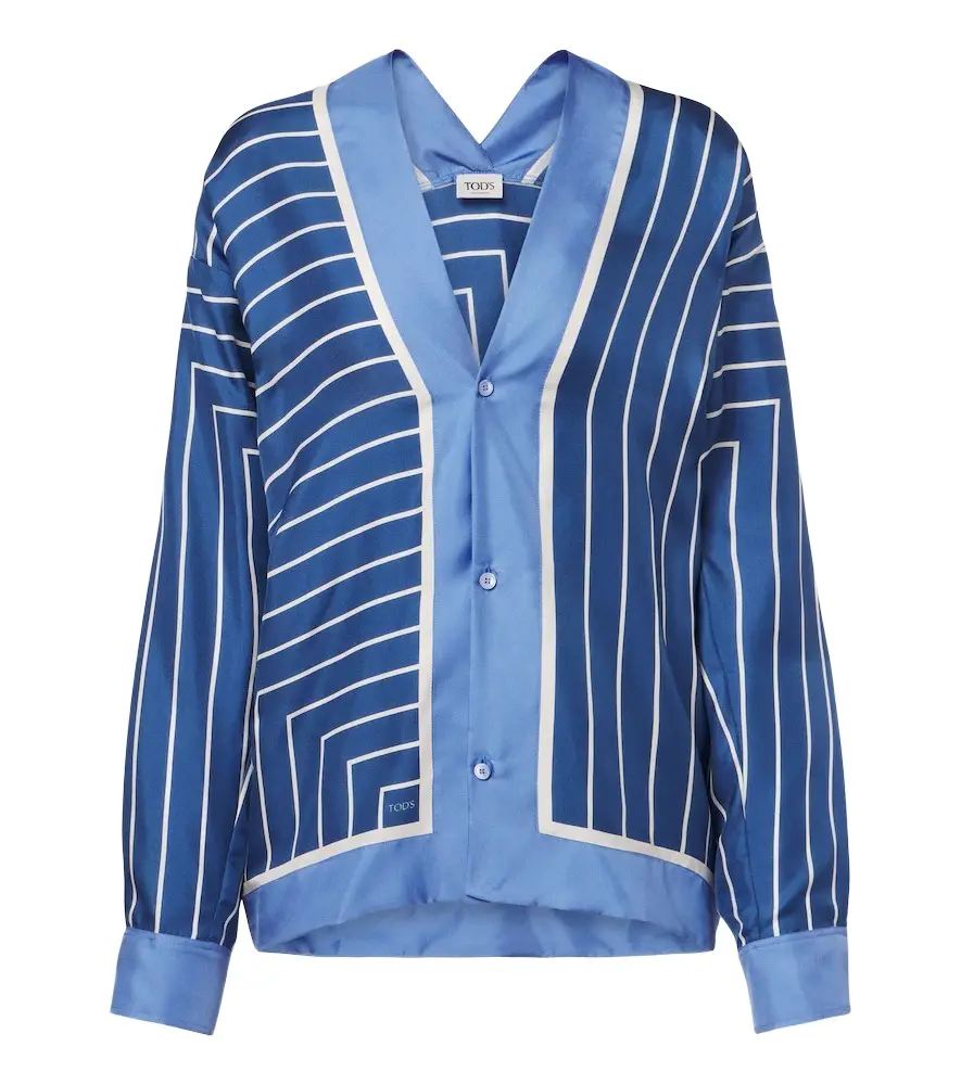 Tod's Striped silk shirt