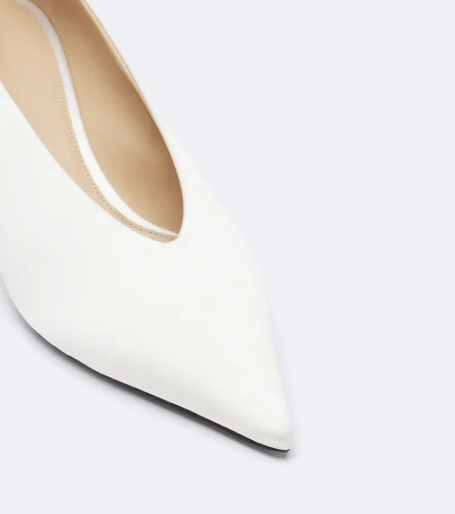 Le Monde Béryl Le Monde Béryl Babouche satin pumps | Thumbnail 2