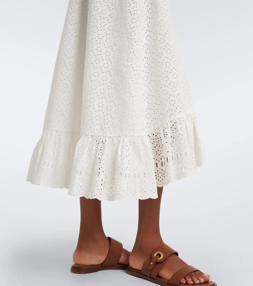 Ulla Johnson Violetta broderie anglaise midi skirt | Thumbnail 4 Ulla Johnson Violetta broderie anglaise midi skirt | Thumbnail 4