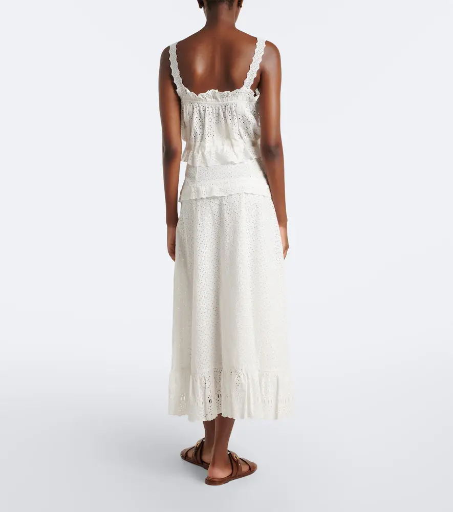 Ulla Johnson Violetta broderie anglaise midi skirt | Thumbnail 5 Ulla Johnson Violetta broderie anglaise midi skirt | Thumbnail 5
