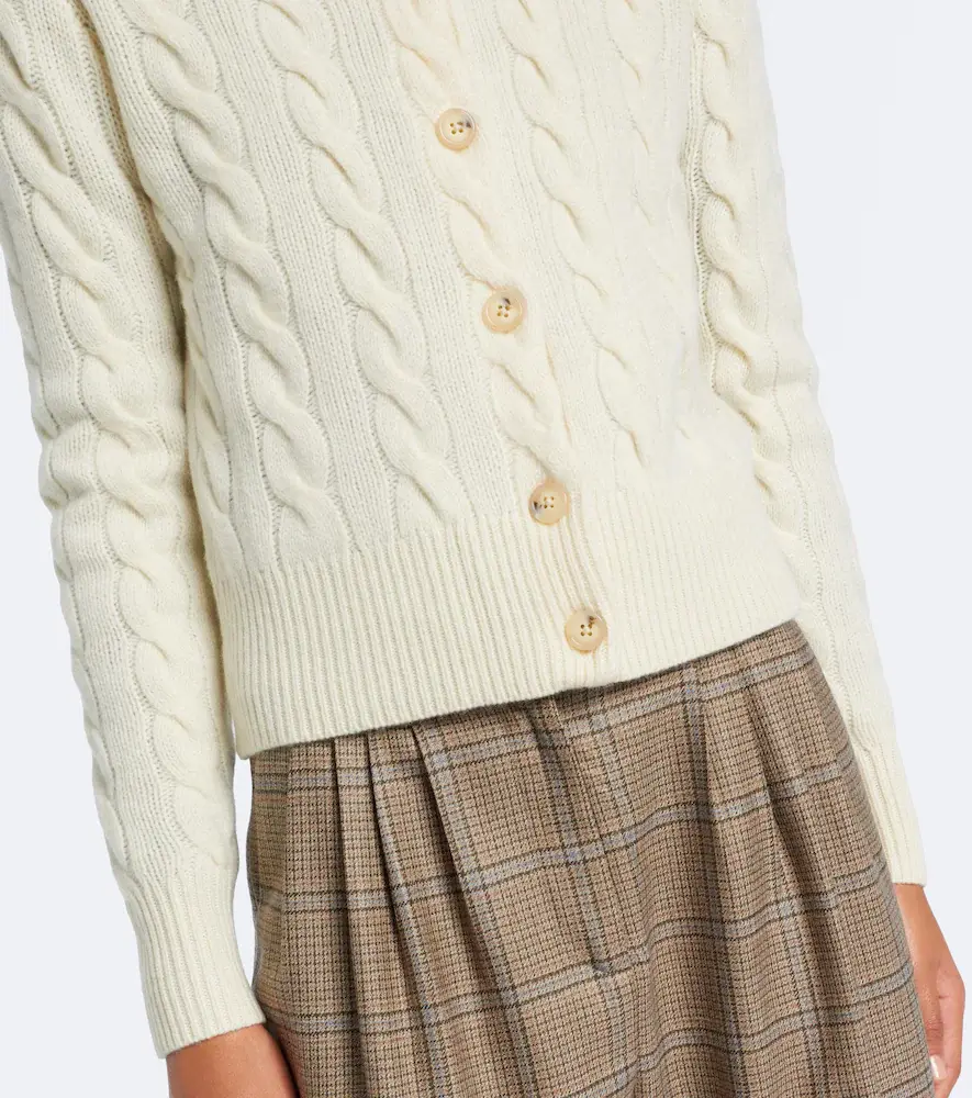 Polo Ralph Lauren Cable-knit wool and cashmere cardigan | Thumbnail 3