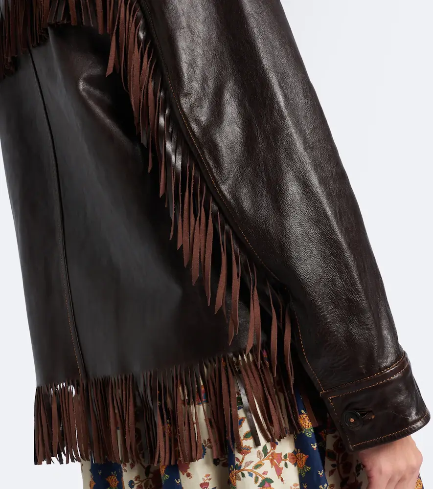 Polo Ralph Lauren Fringed leather jacket | Thumbnail 6 Polo Ralph Lauren Fringed leather jacket | Thumbnail 6
