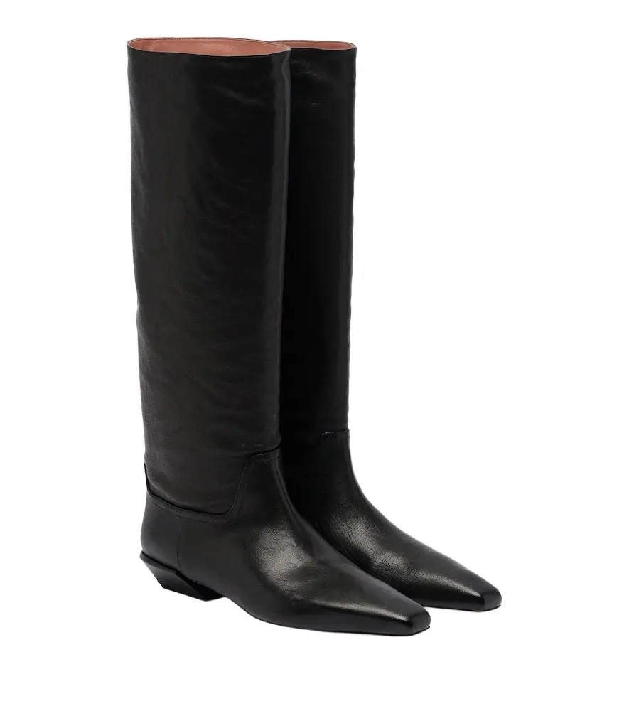 Bettina leather knee-high boots
