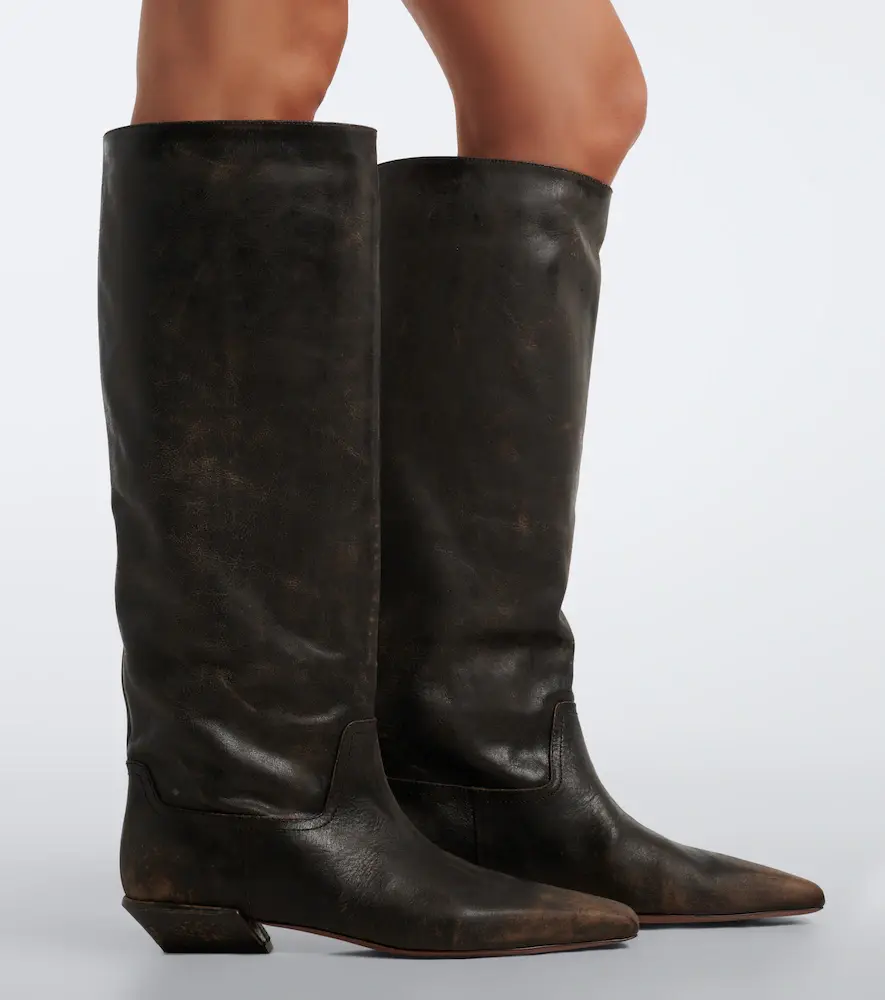 Paris Texas Bettina leather knee-high boots | Thumbnail 6