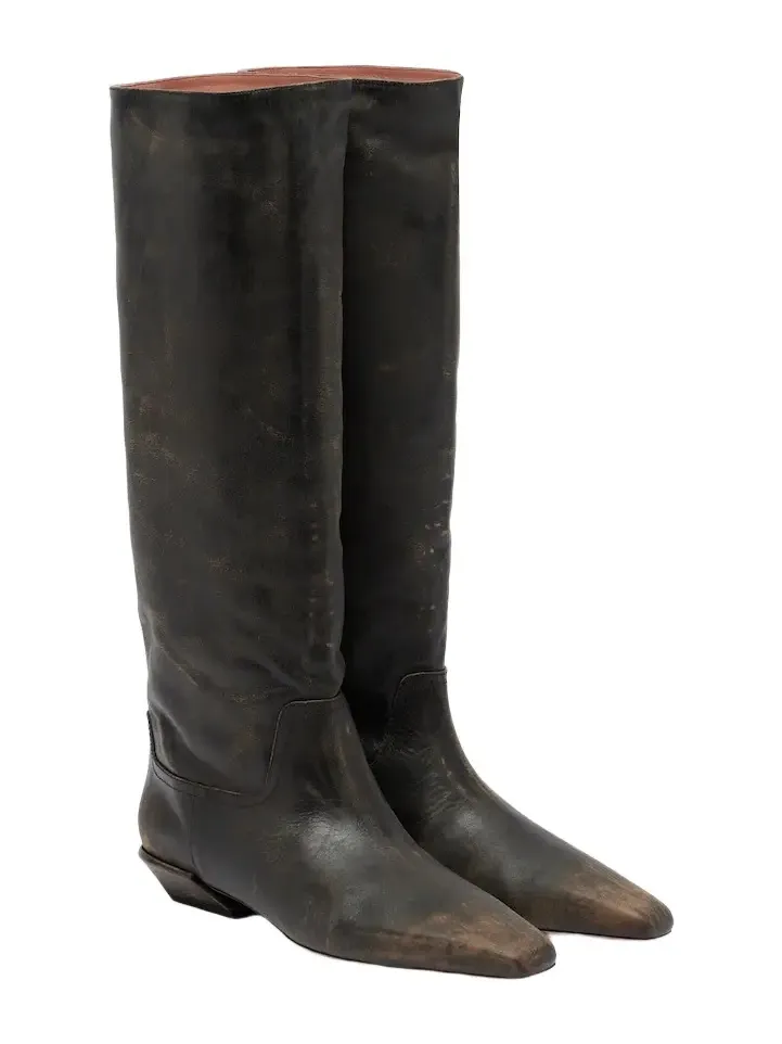 Bettina leather knee-high boots Bettina leather knee-high boots