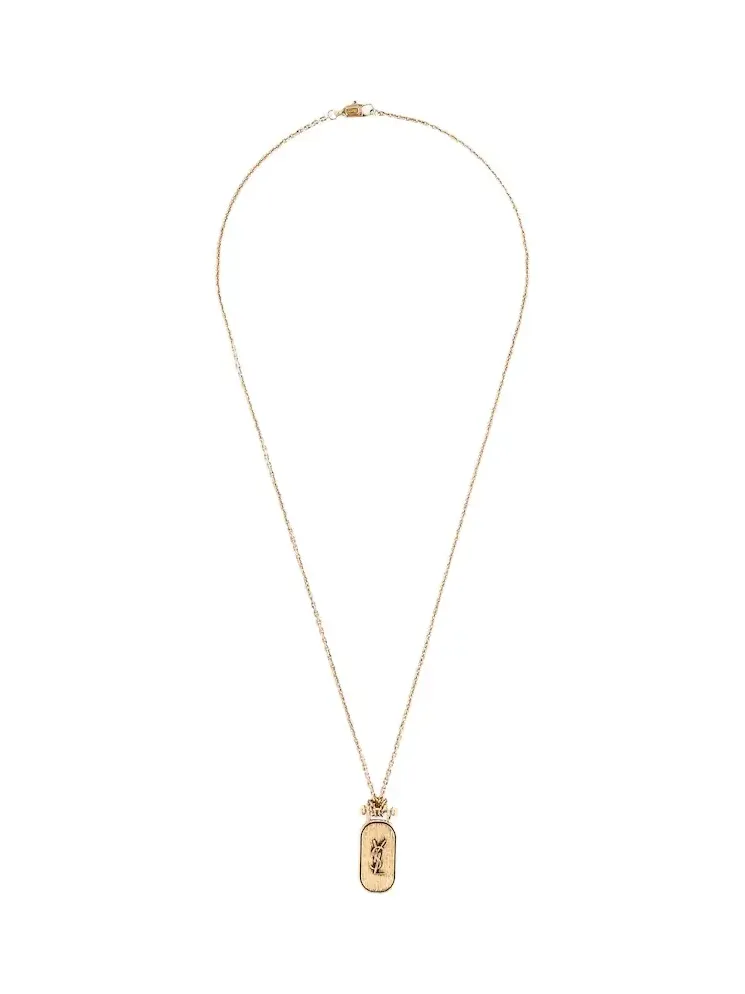 Saint Laurent Cassandre pendant necklace