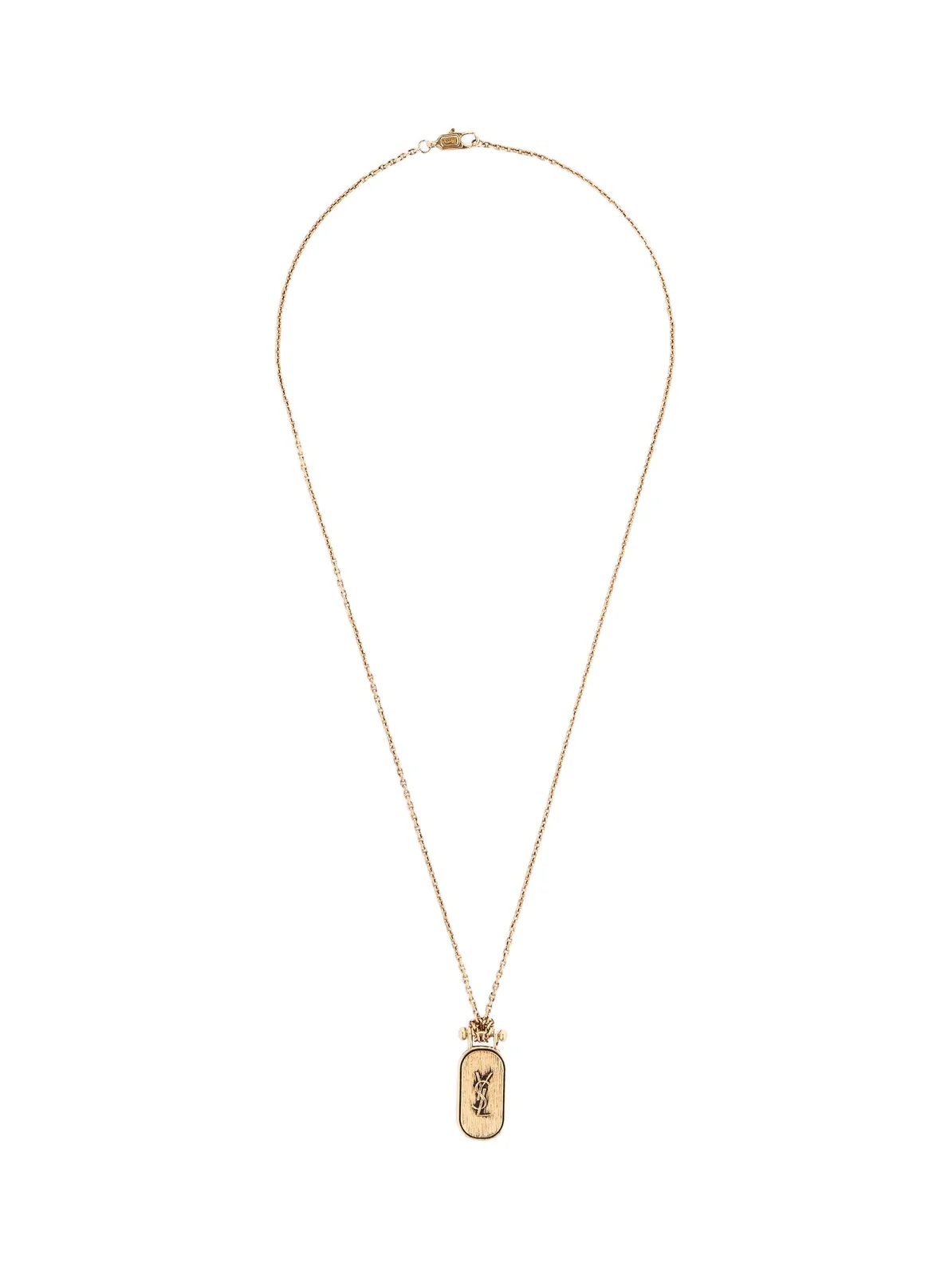 Saint Laurent Cassandre pendant necklace