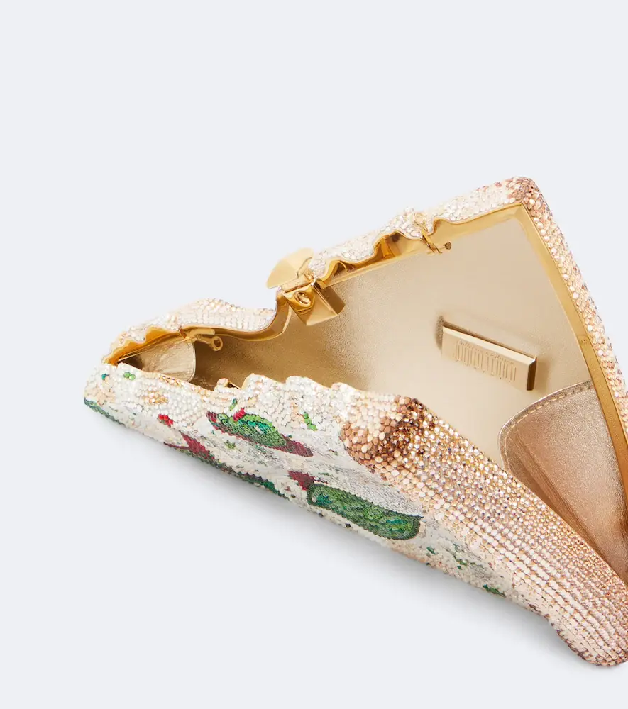 Judith Leiber Couture Pizza Margherita embellished clutch | Thumbnail 2