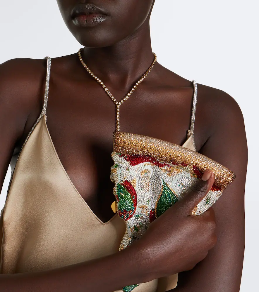 Judith Leiber Couture Pizza Margherita embellished clutch | Thumbnail 4