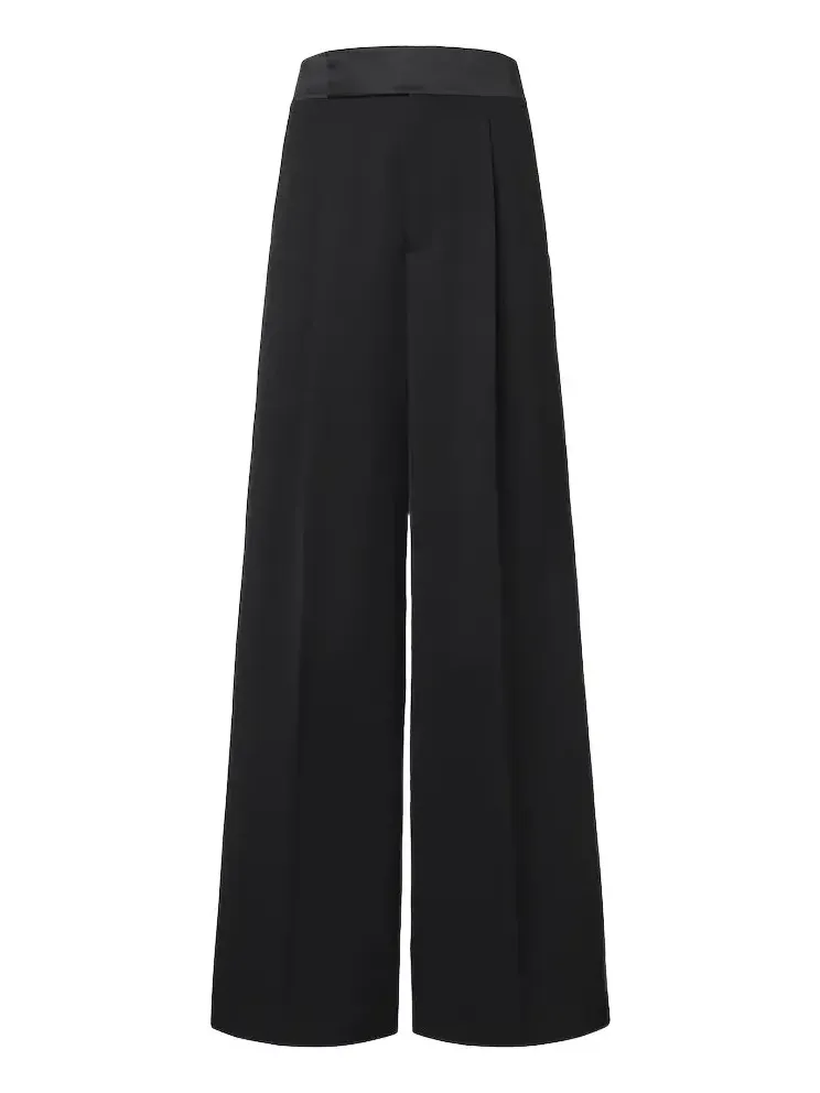 Saint Laurent Wool grain de poudre tuxedo pants