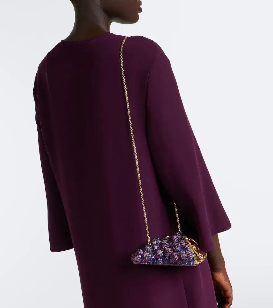 Judith Leiber Couture Grapes Concord embellished clutch | Thumbnail 4