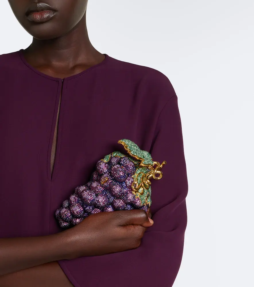 Judith Leiber Couture Grapes Concord embellished clutch | Thumbnail 6