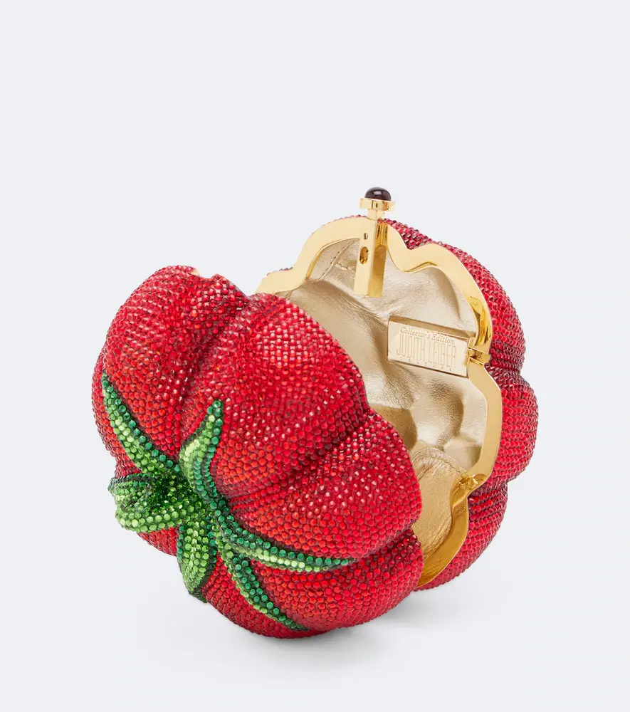 Judith Leiber Couture Tomato Pomodoro crystal-embellished clutch | Thumbnail 3 Judith Leiber Couture Tomato Pomodoro crystal-embellished clutch | Thumbnail 3