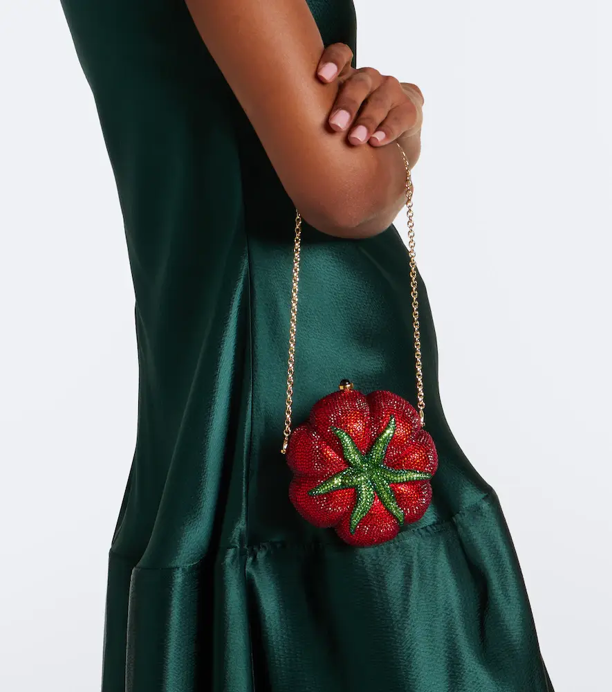 Judith Leiber Couture Tomato Pomodoro crystal-embellished clutch | Thumbnail 4 Judith Leiber Couture Tomato Pomodoro crystal-embellished clutch | Thumbnail 4