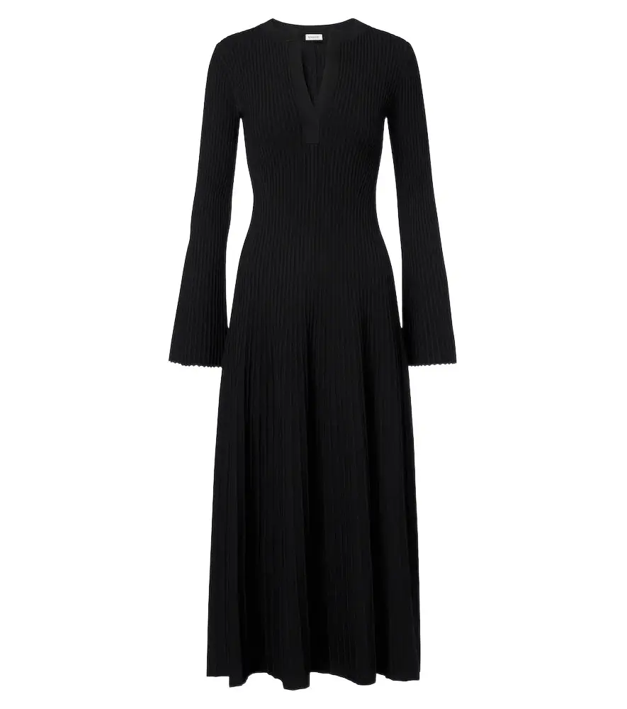 Simkhai Genna ribbed-knit midi dress | Image 1 Simkhai Genna ribbed-knit midi dress | Image 1