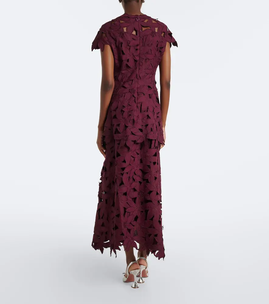 Simkhai Neve floral guipure lace cocktail dress | Thumbnail 2