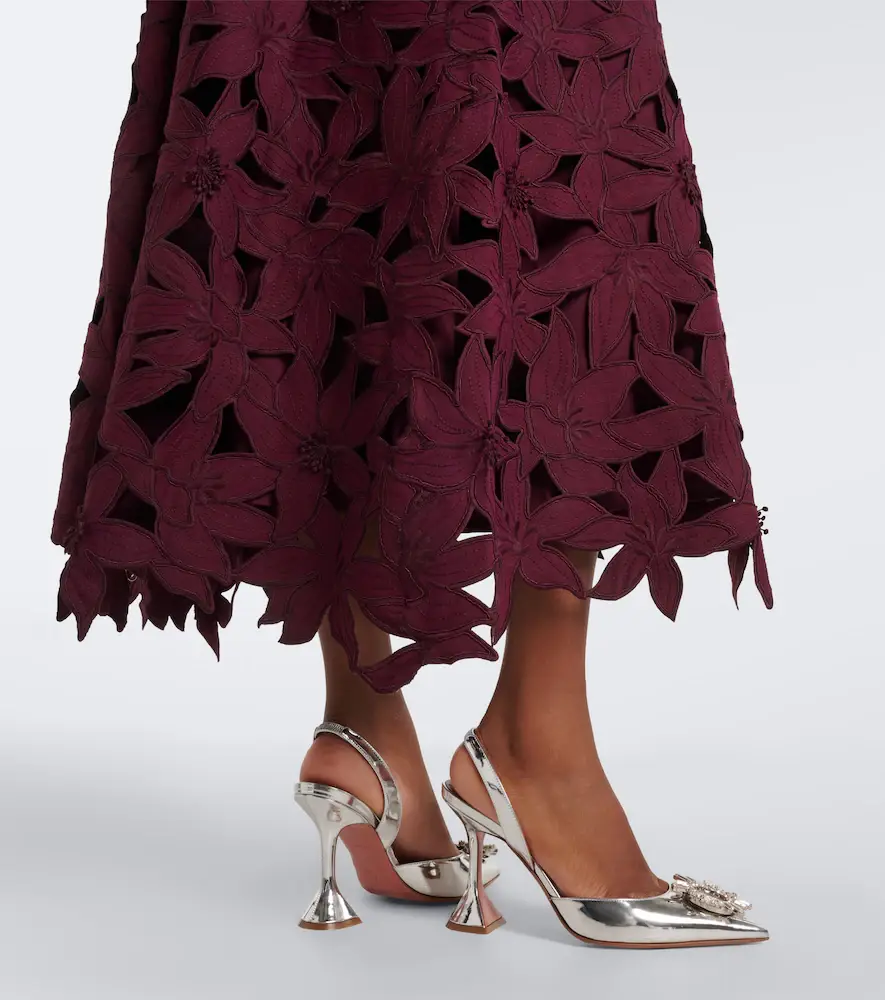 Simkhai Neve floral guipure lace cocktail dress | Thumbnail 5