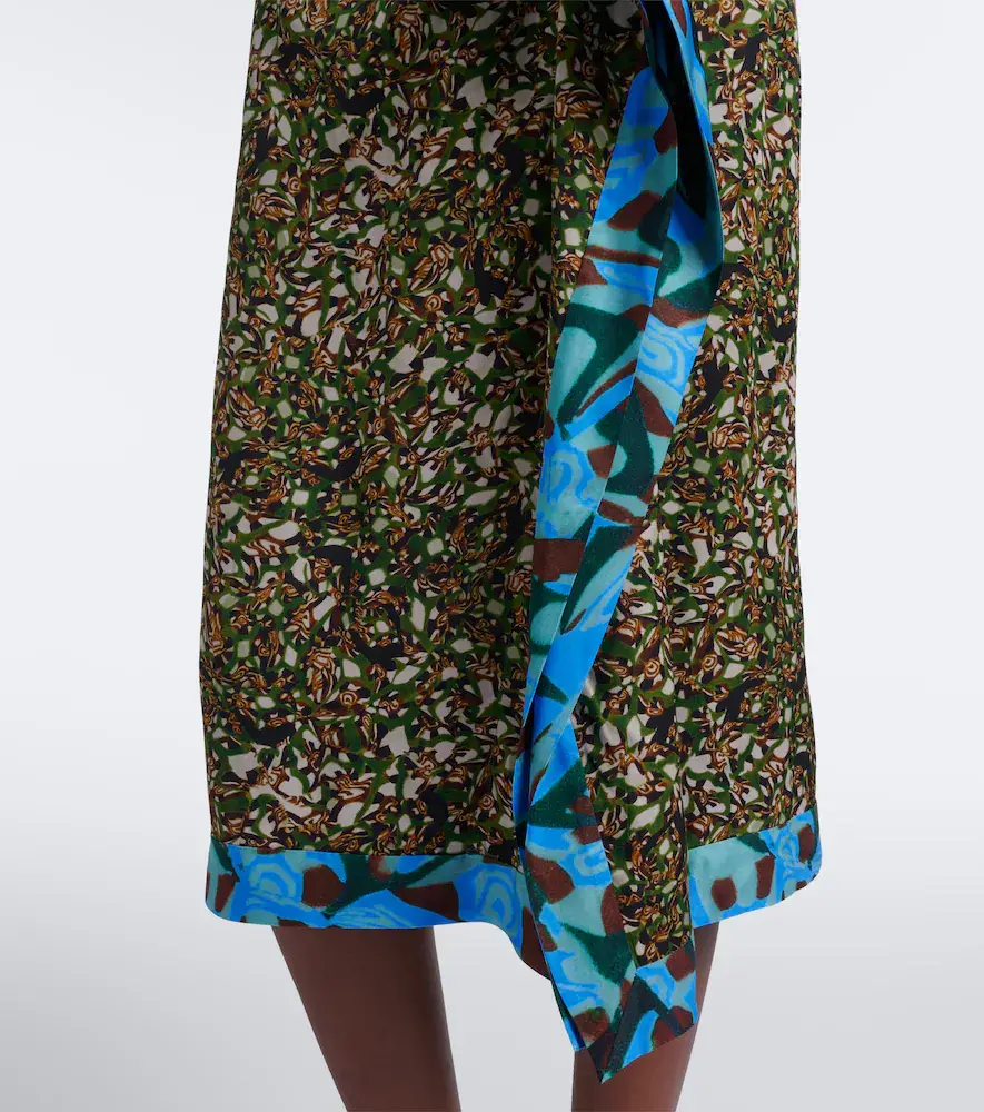 Dries Van Noten Printed halterneck midi dress | Thumbnail 6