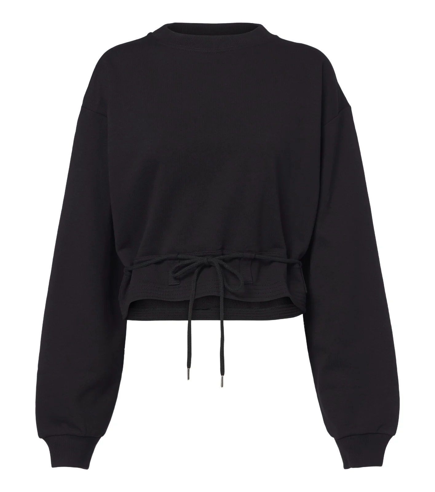 Dries Van Noten Cropped cotton jersey sweatshirt