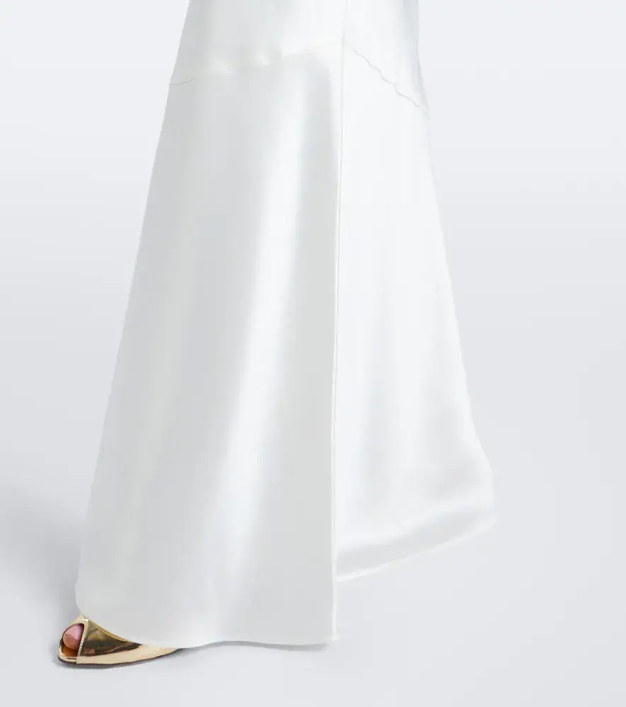 Retrofête Retrofête Anat beaded halterneck satin maxi dress | Thumbnail 2