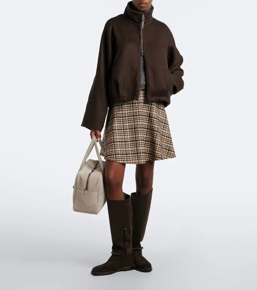 Brunello Cucinelli Suede shoulder bag | Thumbnail 5 Brunello Cucinelli Suede shoulder bag | Thumbnail 5