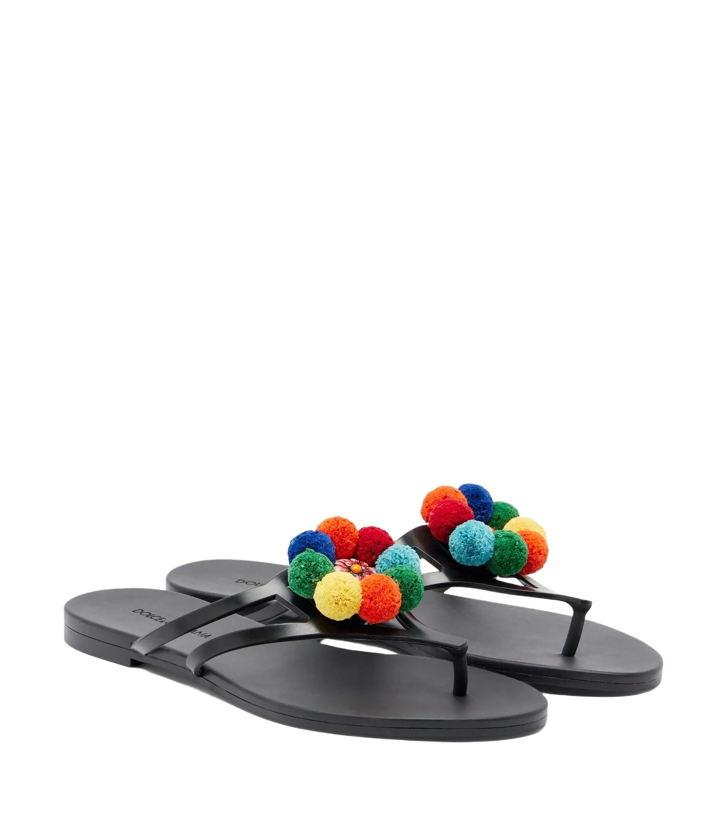 Dolce & Gabbana Embellished thong sandals