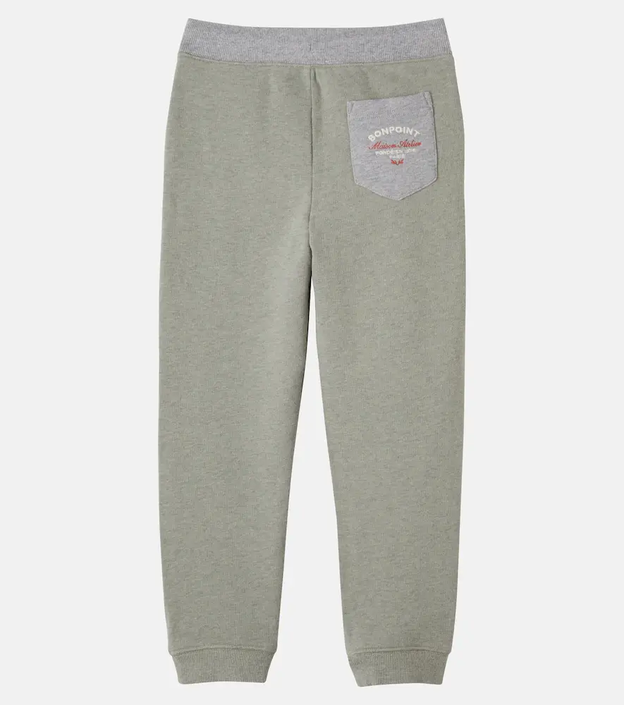 Bonpoint Marcio cotton-blend jersey sweatpants | Thumbnail 2 Bonpoint Marcio cotton-blend jersey sweatpants | Thumbnail 2