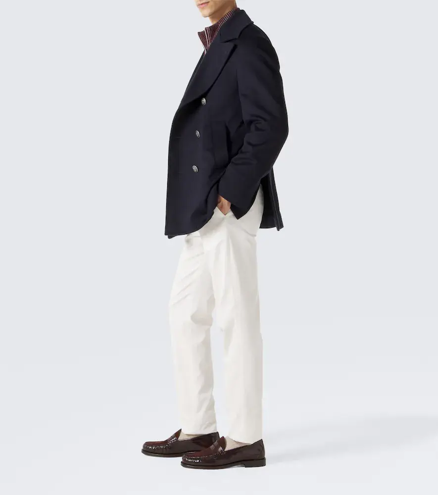 Brunello Cucinelli Leather and suede penny loafers | Thumbnail 7 Brunello Cucinelli Leather and suede penny loafers | Thumbnail 7