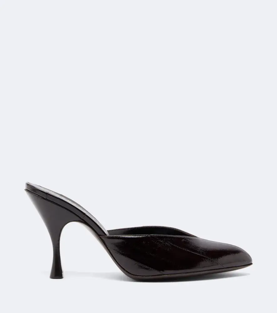 Herbert Levine Sitting Pretty leather mules | Thumbnail 4