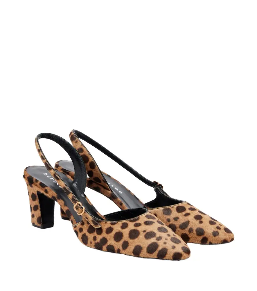 Herbert Levine Ask Around calf hair slingback pumps | Image 1 Herbert Levine Ask Around calf hair slingback pumps | Image 1