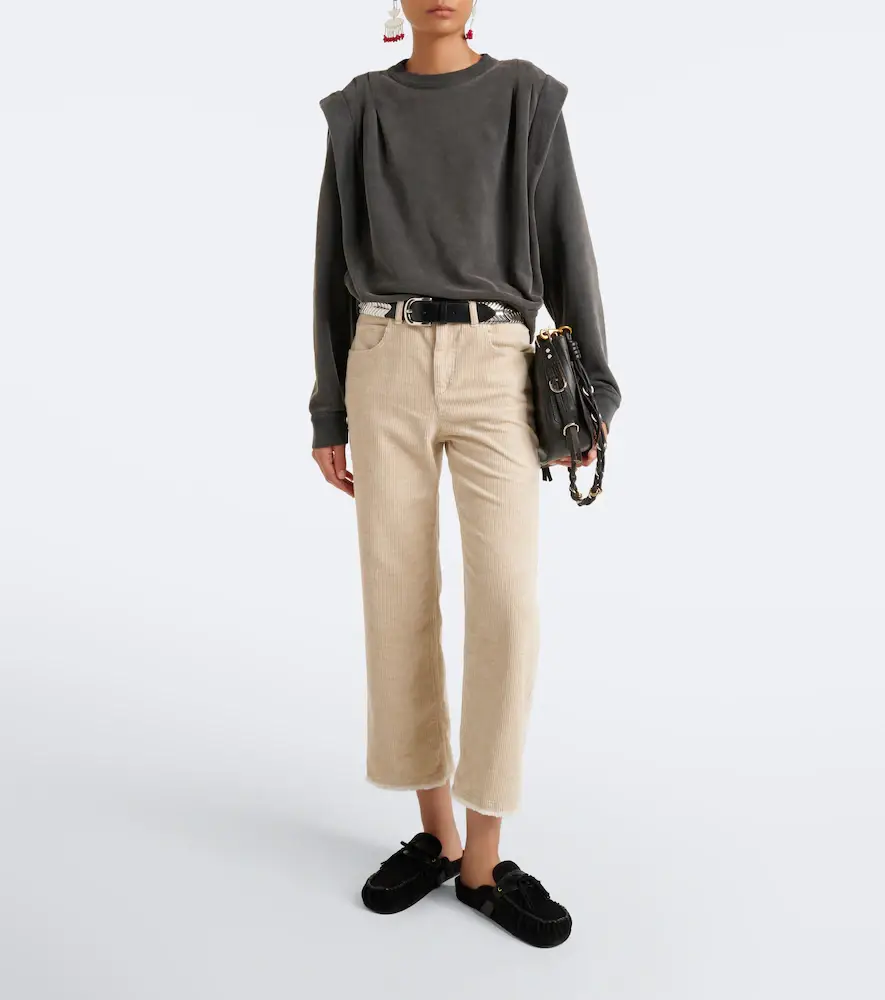 Marant Étoile Ruthie corduroy straight pants | Thumbnail 6 Marant Étoile Ruthie corduroy straight pants | Thumbnail 6