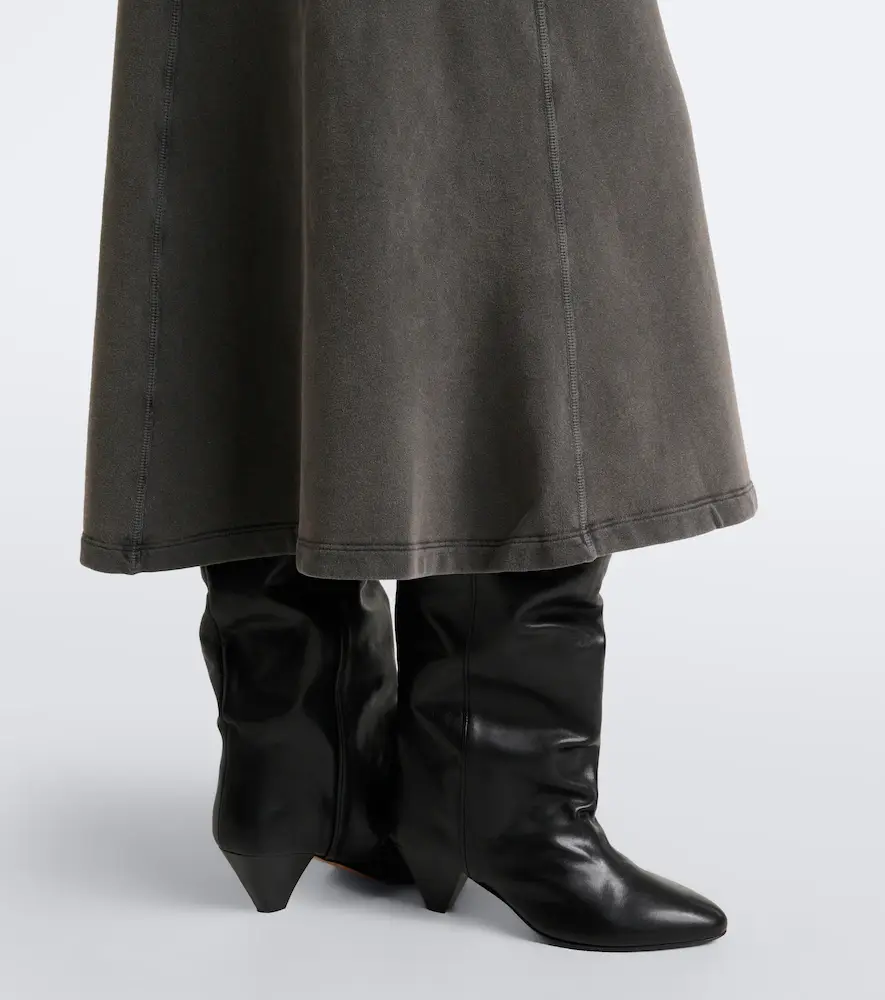 Marant Étoile Solkia cotton jersey midi skirt | Thumbnail 3 Marant Étoile Solkia cotton jersey midi skirt | Thumbnail 3