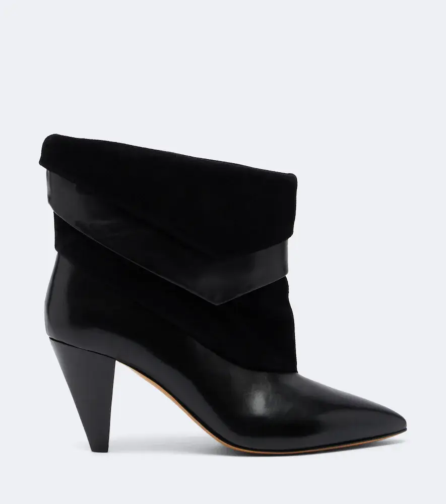 Isabel Marant Lyone leather and suede ankle boots | Thumbnail 3 Isabel Marant Lyone leather and suede ankle boots | Thumbnail 3