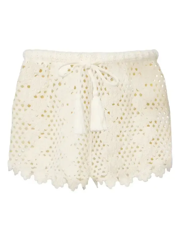 Saskia crochet shorts