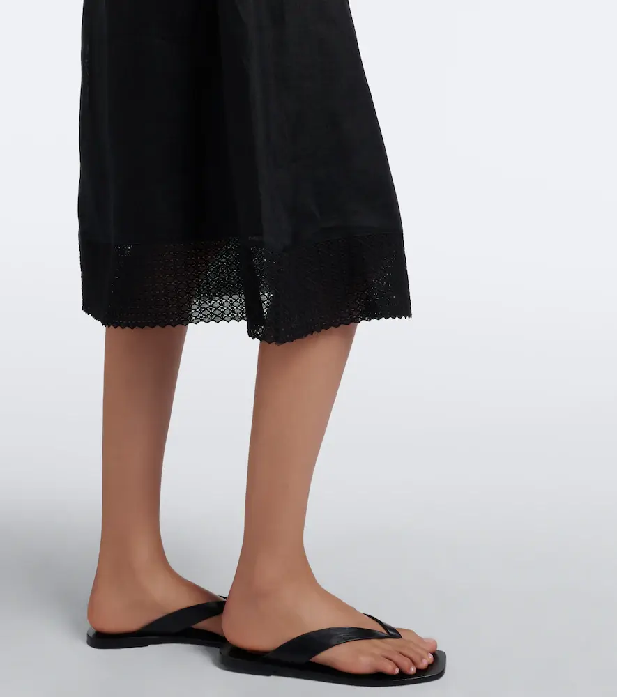 Posse Alfie embroidered linen midi skirt | Thumbnail 5 Posse Alfie embroidered linen midi skirt | Thumbnail 5