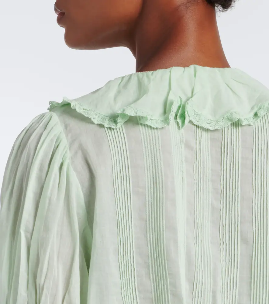 DÔEN Dôen Henri ruffled cotton top | Thumbnail 5 DÔEN Dôen Henri ruffled cotton top | Thumbnail 5
