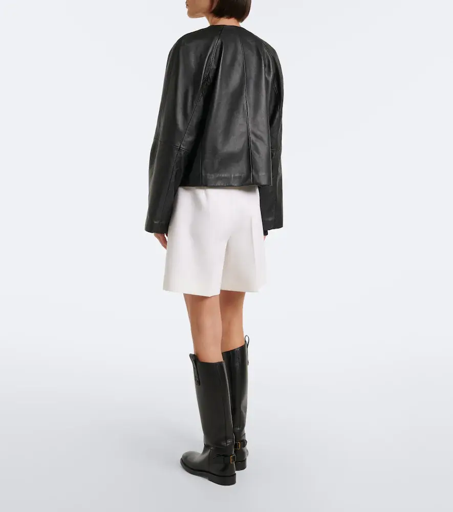 Max Mara Pleated wool-blend Bermuda shorts | Thumbnail 2