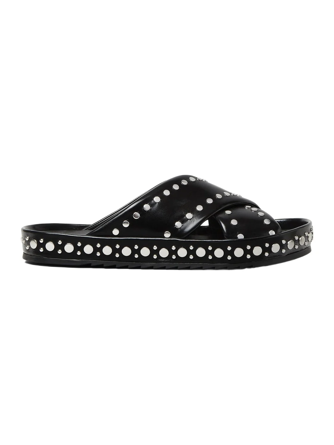 Fendi Double Leather Slides