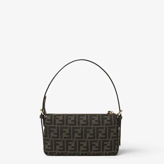 Fendi Zipper Top Small FF Zucca Jacquard Fabric Bag | Thumbnail 3 Fendi Zipper Top Small FF Zucca Jacquard Fabric Bag | Thumbnail 3
