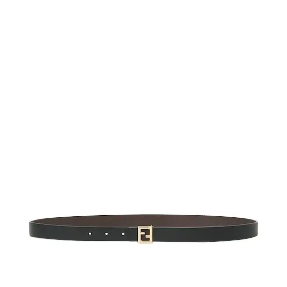 Reversible belt decorated with an FF buckle, a heritage Reversible belt decorated with an FF buckle, a heritage