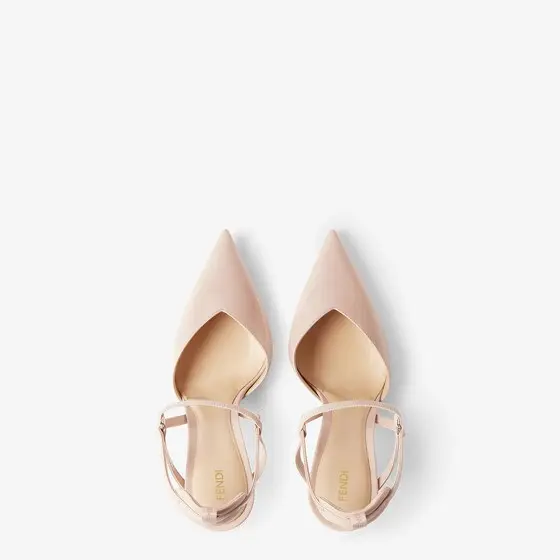 Fendi Very Colibrì Patent Leather High-Heeled Slingbacks | Thumbnail 4