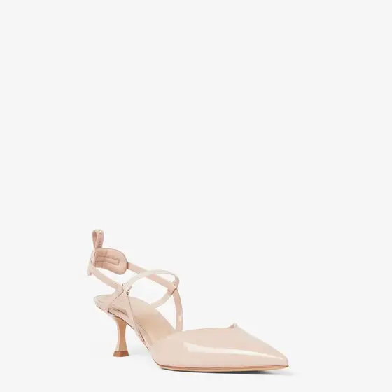 Fendi Very Colibrì Patent Leather Medium-Heeled Slingbacks | Thumbnail 2 Fendi Very Colibrì Patent Leather Medium-Heeled Slingbacks | Thumbnail 2