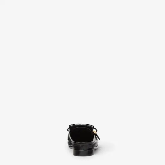 Fendi Rounded-toe sabots decorated with FF Baguette accessory | Thumbnail 3