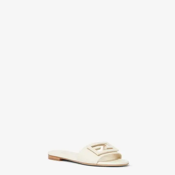 Fendi Tube Leather Slides | Thumbnail 2 Fendi Tube Leather Slides | Thumbnail 2